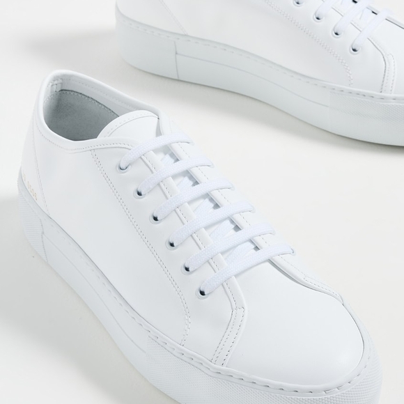COMMON PROJECTS Women's Tournament Leather Sneakers 38 - Picture 3 of 12